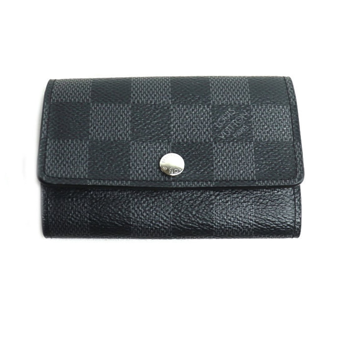 Pre-owned Louis Vuitton Multicle 6 Key Case in Damier Graphite Black (N62662) for Men: --- Catalog ---Category: DesignType: KeycaseColor: Black, Damier GraphiteGender: Men,WomenMaterial: Damier Graphite Category: GeneralMPN: N62662Brand: Louis VuittonCountry of Origin: FranceCategory: P
