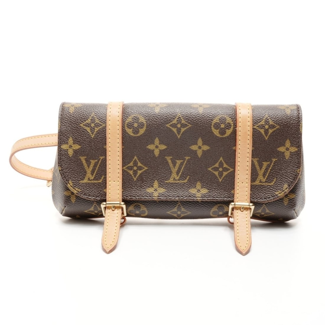 Louis Vuitton 2005 Monogram Pochette Marel Shoulder Bag, Brown (1 of 17)
