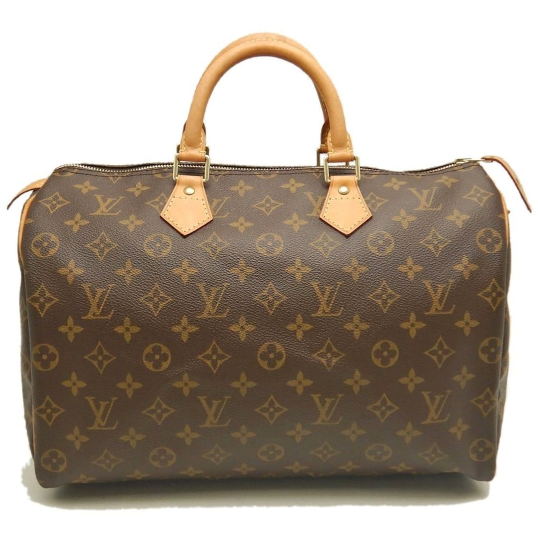 LOUIS VUITTON Monogram Speedy 35 M41524 Handbag Brown Women's 253505 (1 of 10)