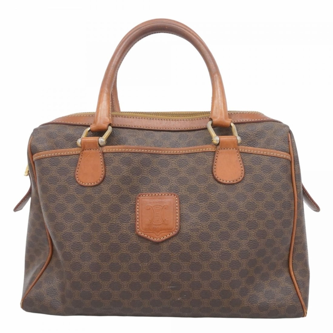 Celine handbag Macadam brown women's: --- Catalog ---Category: SizeSize (HxWxD): 22cm x 30cm x 13cm / 8.66'' x 11.81'' x 5.11''Category: DesignType: HandbagColor: BrownGender: WomenMaterial: PVC Hardware Color: GoldCategory: GeneralBrand: