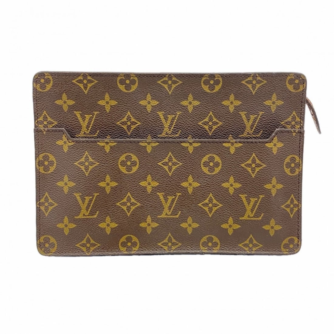 Louis Vuitton Monogram Pochette Homme Clutch Bag M51795 Brown Men's/Women's (1 of 11)