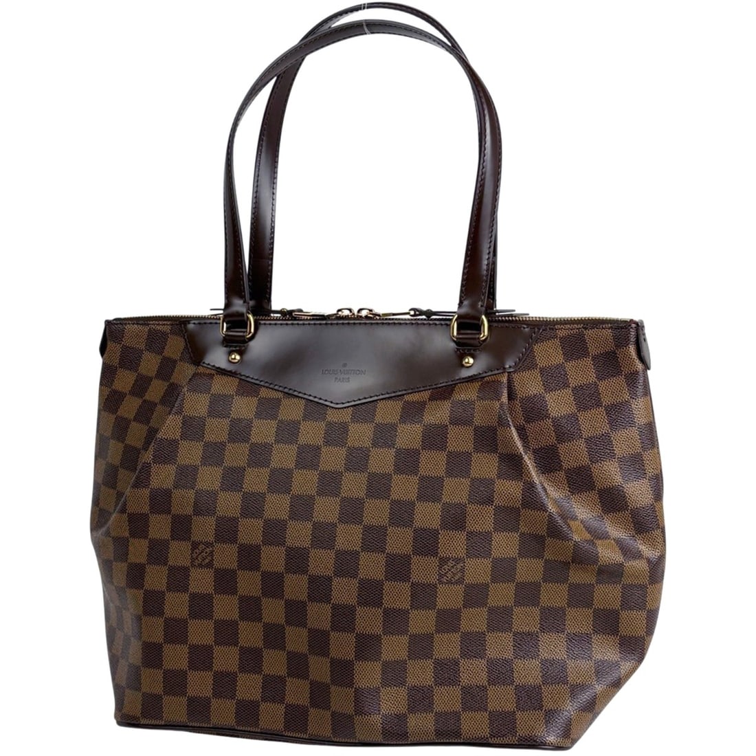 Louis Vuitton Westminster GM Shoulder Bag Tote Damier Brown N41103 Women's: --- Catalog ---Category: SizeSize (HxWxD): 27cm x 30cm x 17cm / 10.62'' x 11.81'' x 6.69''Category: DesignType: Shoulder bag, Tote bagColor: Brown, Damier CanvasGender: WomenMaterial: Damier Canvas ,