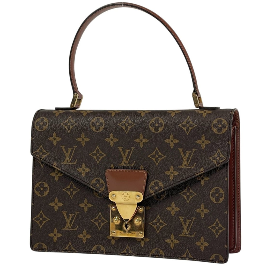 Louis Vuitton Concorde Monogram Brown Handbag M51190 Women's: --- Catalog ---Category: SizeSize (HxWxD): 19.5cm x 27cm x 6cm / 7.67'' x 10.62'' x 2.36''Category: DesignType: HandbagColor: Brown, MonogramGender: WomenMaterial: Monogram , Leather Category: General