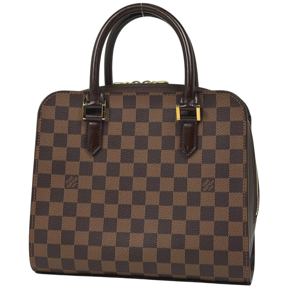 Louis Vuitton Triana Handbag, Damier Brown, N51155, Women's: --- Catalog ---Category: SizeSize (HxWxD): 22cm x 26.5cm x 12cm / 8.66'' x 10.43'' x 4.72''Category: DesignType: HandbagColor: BrownGender: WomenMaterial: Damier Canvas Category: GeneralBrand: Louis V