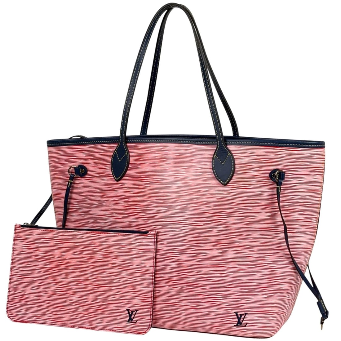 Louis Vuitton Neverfull MM Shoulder Tote Bag in Epi Denim Rouge (Red) M54546 Women's: --- Catalog ---Category: SizeSize (HxWxD): 29cm x 32cm x 16cm / 11.41'' x 12.59'' x 6.29''Category: DesignType: Tote bagColor: Red color, RougeGender: WomenMaterial: Epi denim leather Category: Genera