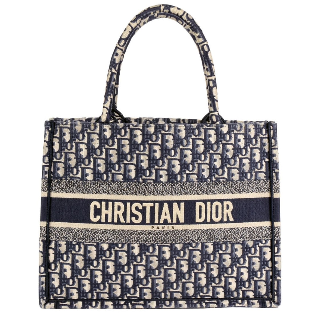 Christian Dior Dior Oblique Embroidery Book Tote Medium Canvas Bag M1296ZRIW Navy: --- Catalog ---Category: SizeSize (HxWxD): 27.5cm x 36cm x 14.5cm / 10.82'' x 14.17'' x 5.7''Category: DesignType: Handbag, Tote bagColor: NavyGender: Women,MenMaterial: Canvas Category: GeneralBrand: