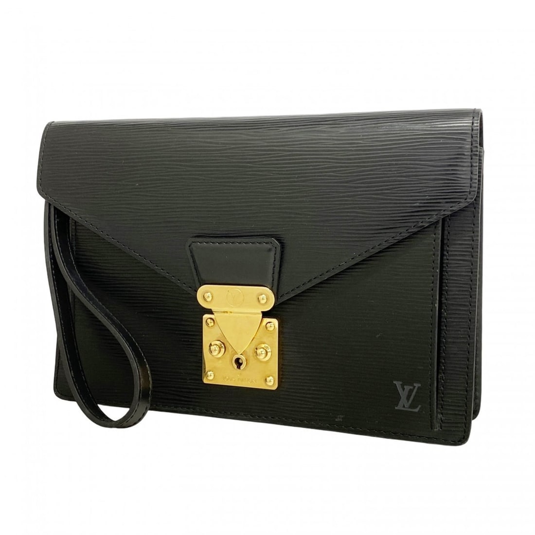 Louis Vuitton Epi Leather Pochette Serie Dragonne Clutch Bag M52612 Noir for Men and Women (1 of 10)