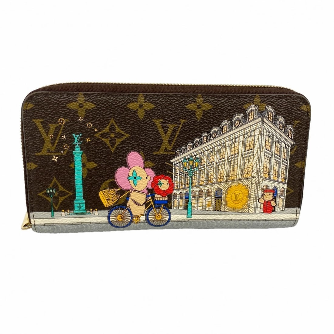 Louis Vuitton Monogram Vivienne Zippy Wallet M81544 Brown Women's: --- Catalog ---Category: SizeSize (HxWxD): 11cm x 19.5cm x 3.5cm / 4.33'' x 7.67'' x 1.37''Category: DesignType: Long wallet (bi-fold)Color: BrownGender: WomenCategory: GeneralMPN: M81544Brand: Louis