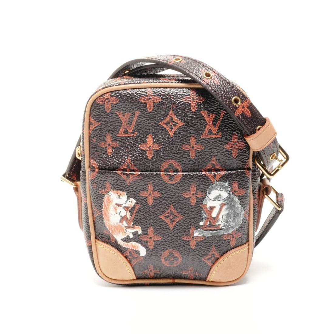 Louis Vuitton 2018 Monogram Catgram Shoulder Bag, Brown (1 of 13)