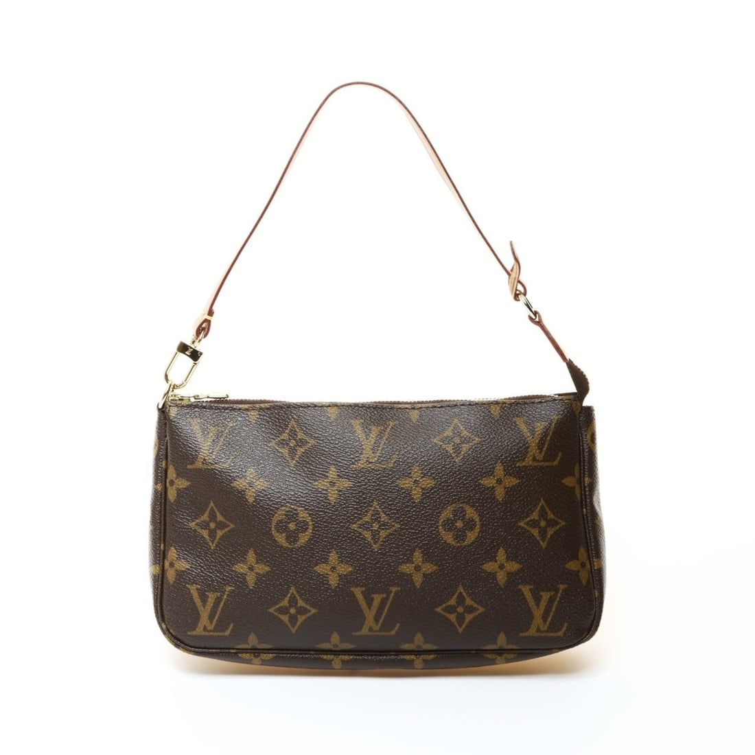 Louis Vuitton 2010 Pochette Accessoires Monogram Handbag Brown (1 of 11)