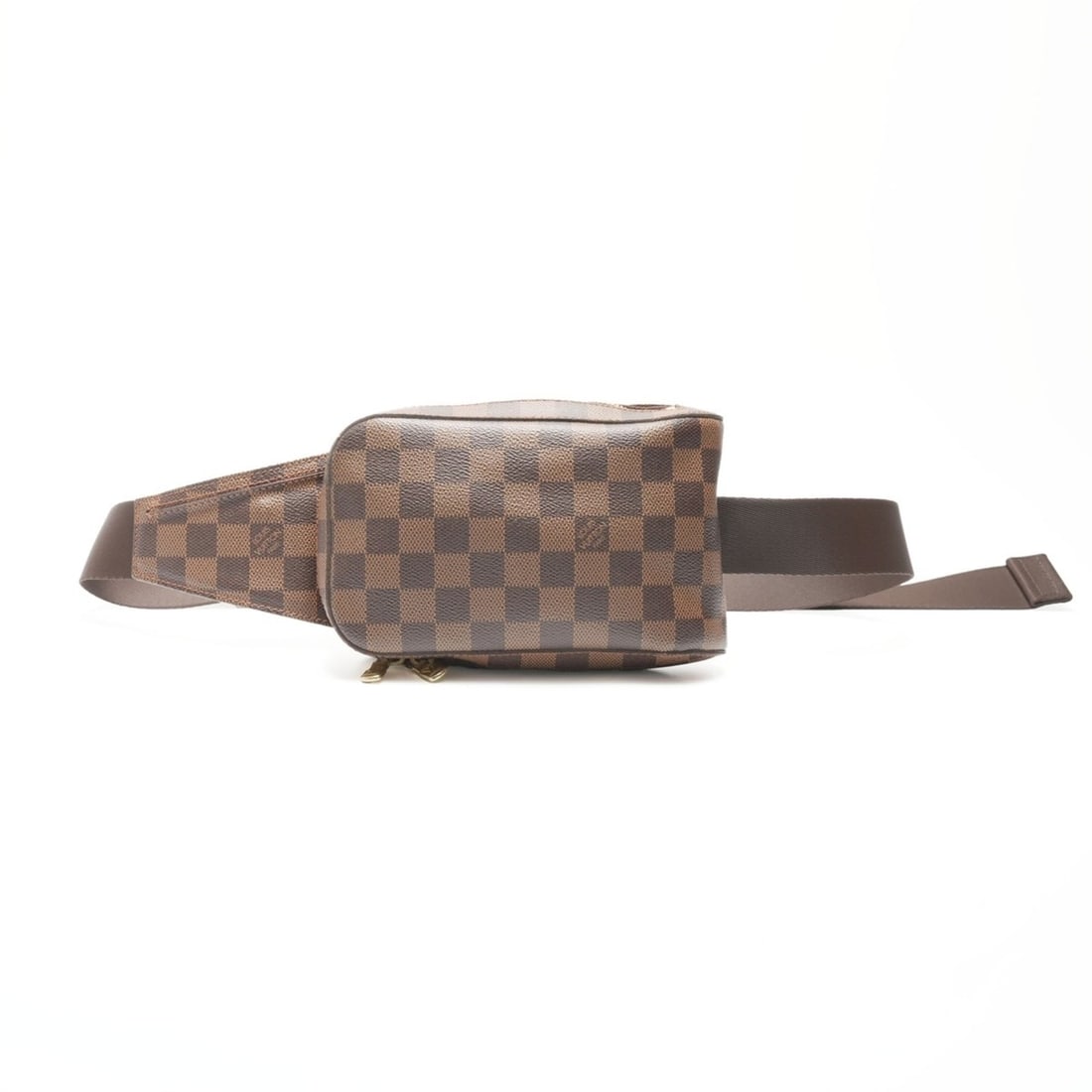 Louis Vuitton Damier Geronimos Shoulder Bag, Brown, 2005: --- Catalog ---Category: SizeSize (HxWxD): 20cm x 12cm x 6cm / 7.87'' x 4.72'' x 2.36''Strap Length: 34cm - 100cm / 13.38'' - 39.36''Category: DesignType: Sling bagColor: Brown, Damier CanvasGender: W