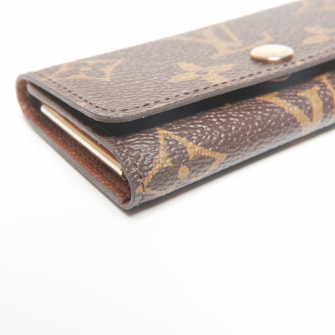 Louis Vuitton 2005 Monogram Multicle 4 Key Case, Brown - 6
