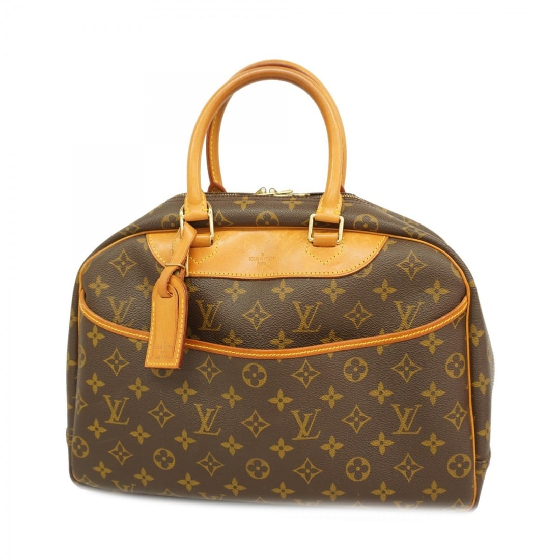 Louis Vuitton Monogram Deauville Handbag M47270 Brown Women's (1 of 12)