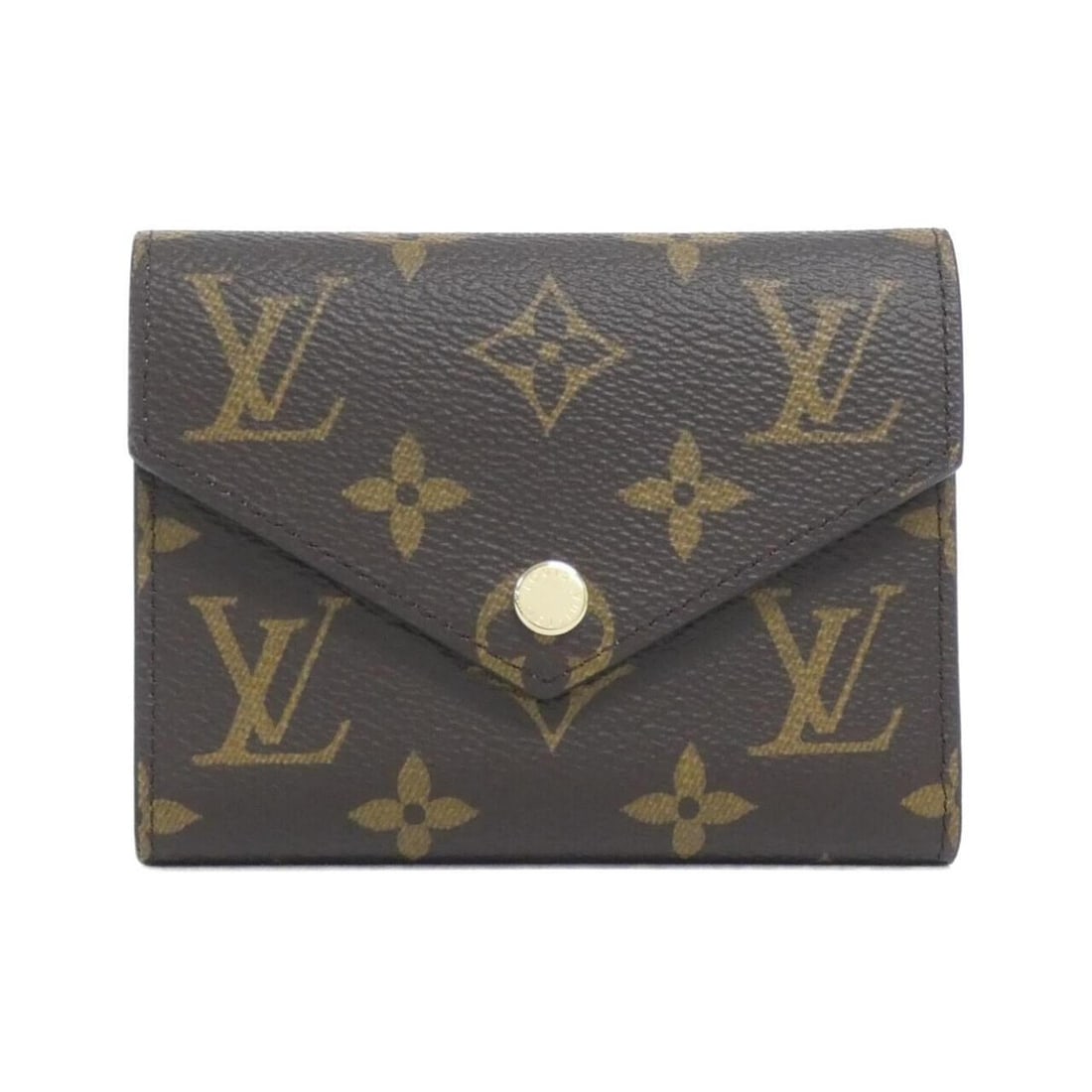 Louis Vuitton Monogram Portefeuille Victorine M62360 Wallet: --- Catalog ---Category: SizeSize (HxWxD): 9cm x 12cm x 2cm / 3.54'' x 4.72'' x 0.78''Category: DesignType: Wallet (tri-fold)Color: Marron, Monogram, Rose ballerineGender: WomenMaterial: Monogram Cate