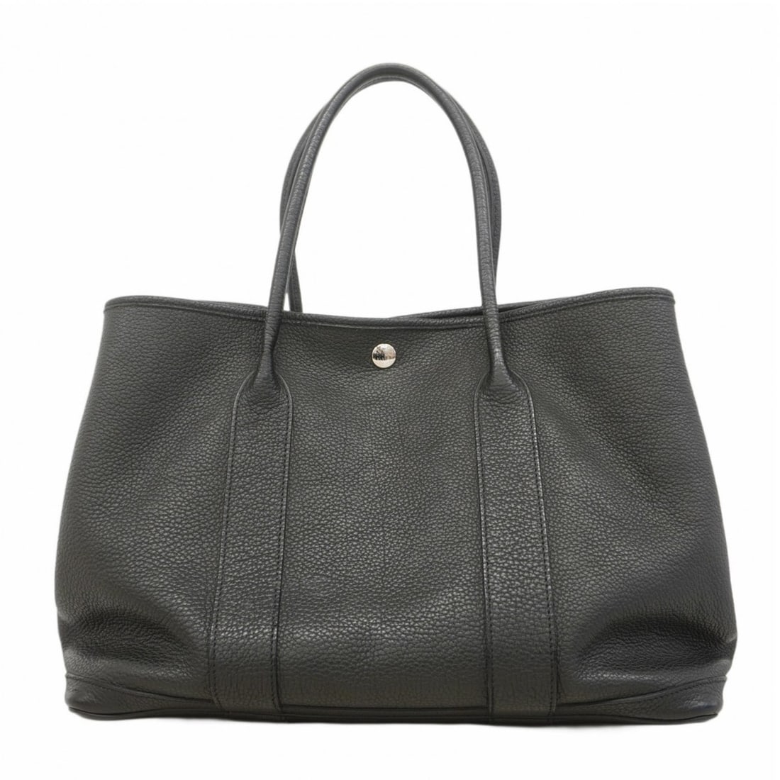 Hermes Hermès Garden PM Negonda Tote Bag, Black, O Stamp, Women's (1 of 15)