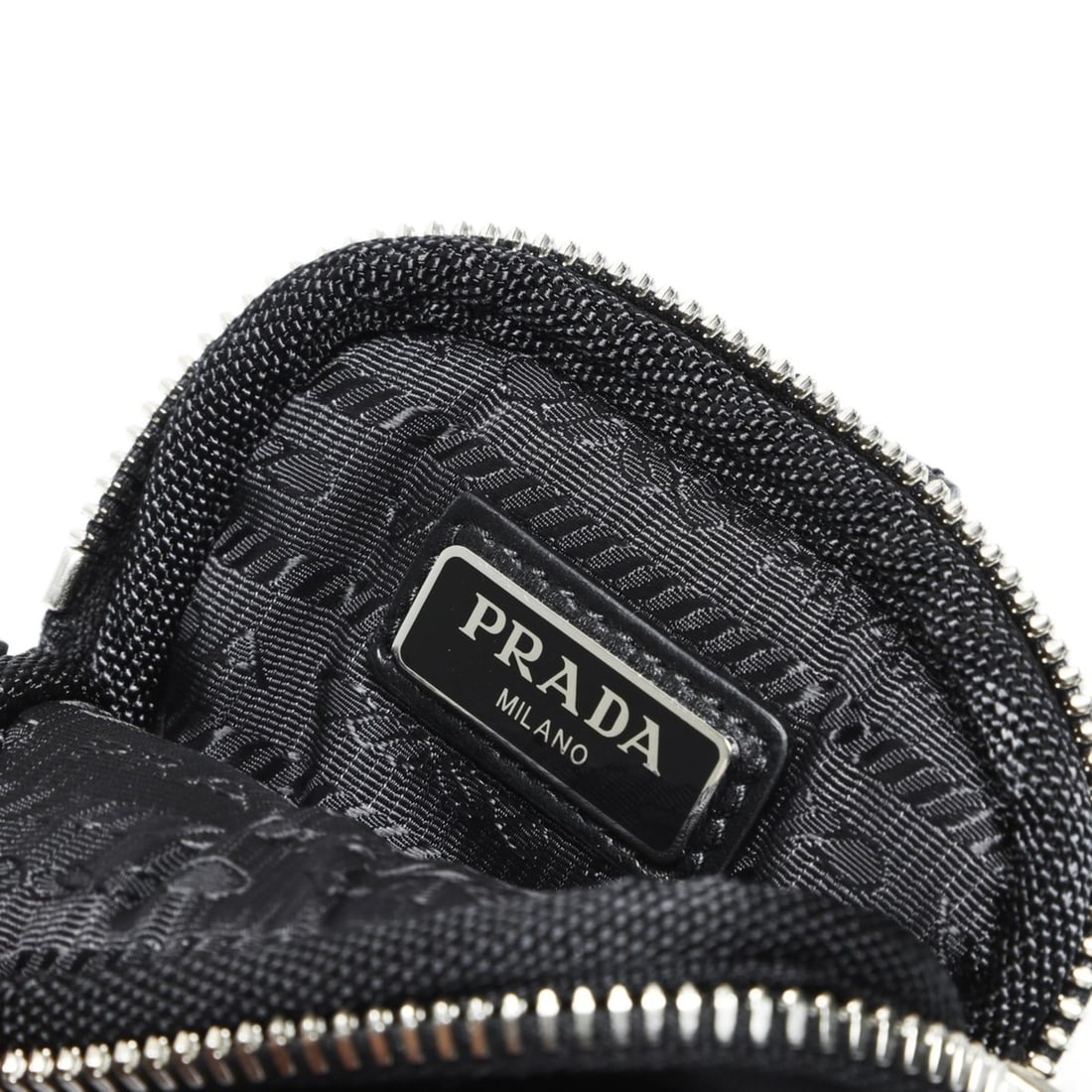 Prada PRADA Nylon Mini Pouch Black - 10