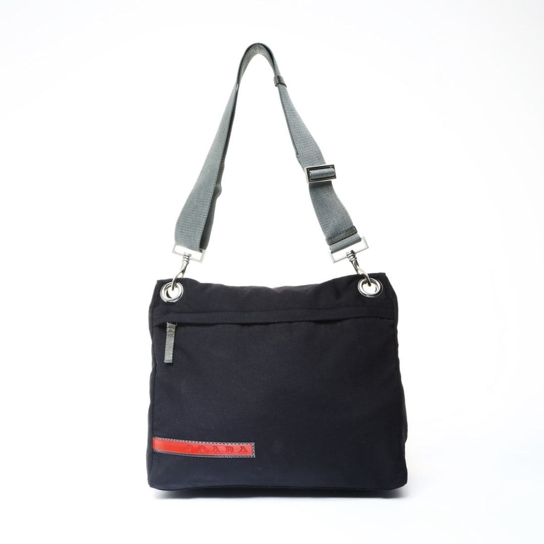 Prada Sport Canvas Shoulder Bag in Black (1 of 14)