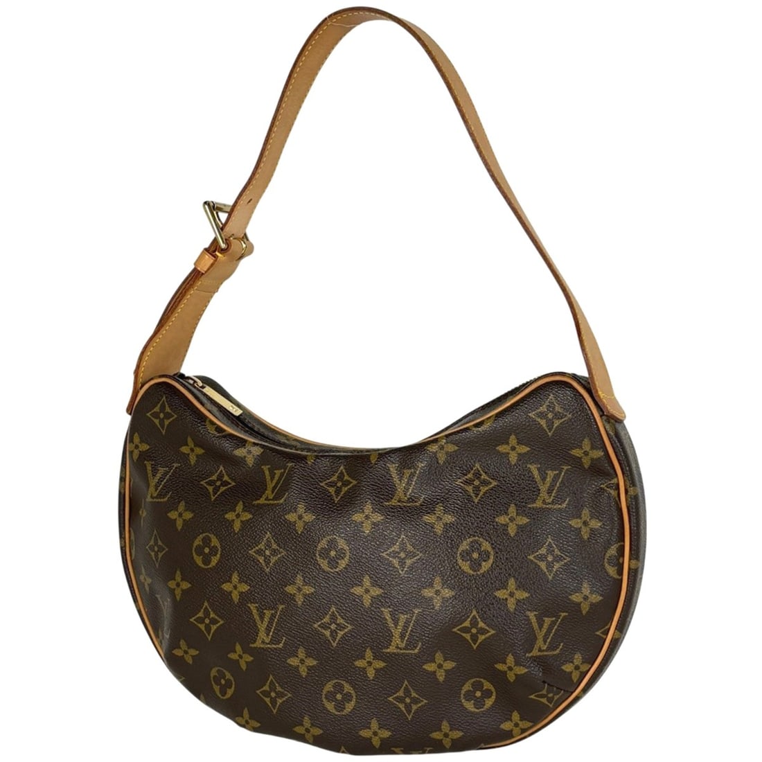 Louis Vuitton Croissant MM One-Shoulder Shoulder Bag Monogram Brown M51512 Women's (1 of 12)