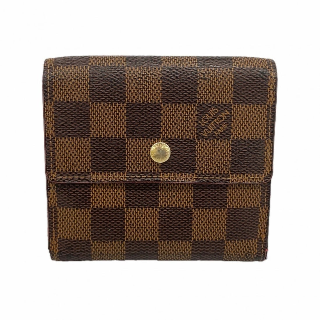 Louis Vuitton Tri-fold Wallet Damier Portefeuille Elise N61654 Ebene for Men and Women: --- Catalog ---Category: SizeSize (HxWxD): 10.5cm x 11cm x 2.5cm / 4.13'' x 4.33'' x 0.98''Category: DesignType: Wallet (tri-fold)Color: EbeneGender: Men,WomenCategory: GeneralMPN: N61654Brand: Louis