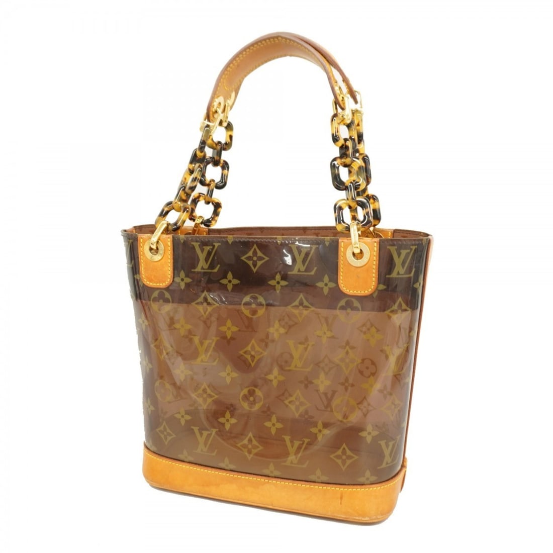 Louis Vuitton Monogram Vinyl Cover Ambre PM Tote Bag M92502 Brown Women's: --- Catalog ---Category: SizeSize (HxWxD): 23.5cm x 23.5cm x 11cm / 9.25'' x 9.25'' x 4.33''Category: DesignType: Tote bagColor: BrownGender: WomenCategory: GeneralMPN: M92502Brand: Louis Vuitton--- I