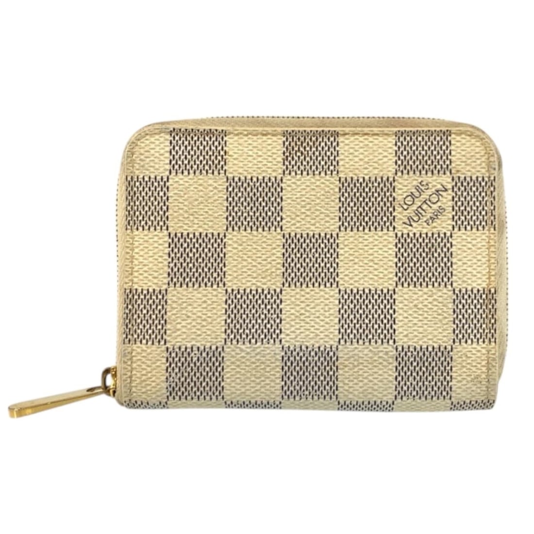 LOUIS VUITTON Damier Azur Zippy Coin Purse in White, Gray, and Gold Hardware, N63069, Men's: --- Catalog ---Category: SizeSize (HxWxD): 8cm x 11cm x 2cm / 3.14'' x 4.33'' x 0.78''Category: DesignType: Coin purse/coin caseColor: Gray, WhiteGender: MenMaterial: PVC Category: GeneralMPN: N63069B