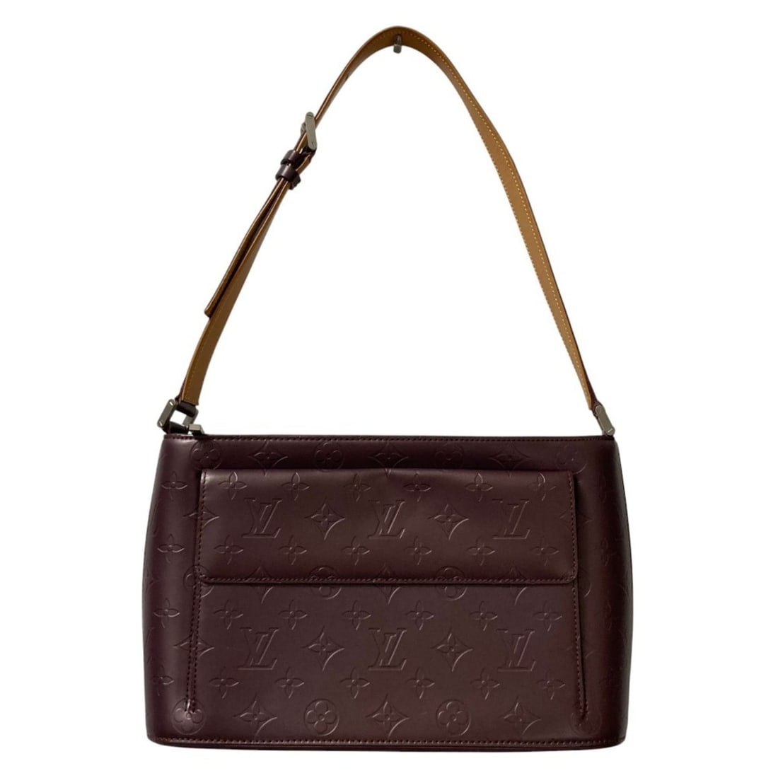 LOUIS VUITTON Monogram Matte Alston Handbag M55126 Violette Women's: --- Catalog ---Category: SizeSize (HxWxD): 19.5cm x 30cm x 8cm / 7.67'' x 11.81'' x 3.14''Handle Length: 65cm / 25.59''Category: DesignType: HandbagColor: VioletGender: WomenMaterial: Monogram Mat Cat