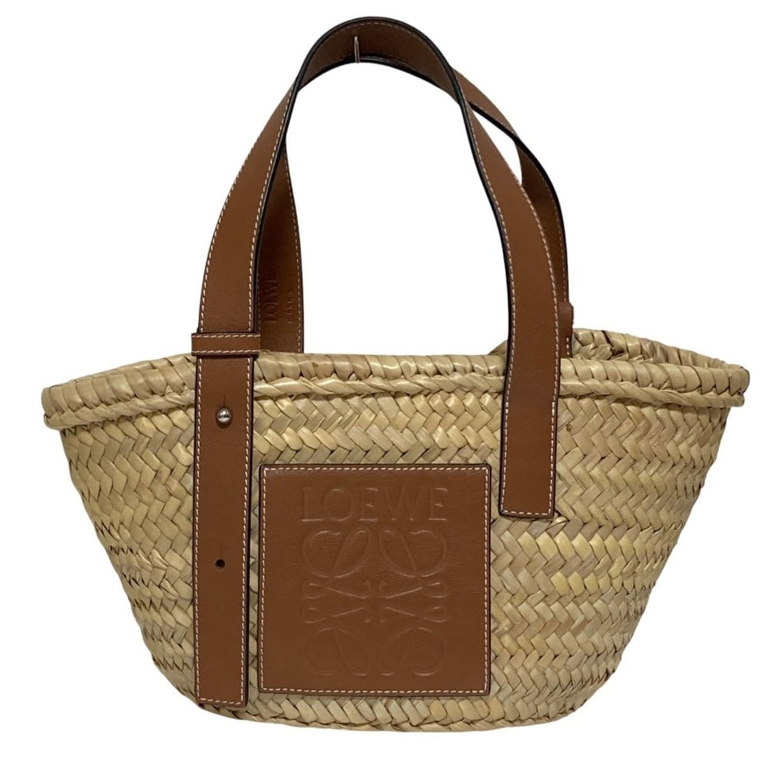 LOEWE Basket Bag, Small, Natural, Women's: --- Catalog ---Category: SizeSize (HxWxD): 18cm x 30cm x 12cm / 7.08'' x 11.81'' x 4.72''Handle Length: 36cm - 46cm / 14.17'' - 18.11''Category: DesignType: BasketGender: WomenCategory: GeneralBrand: