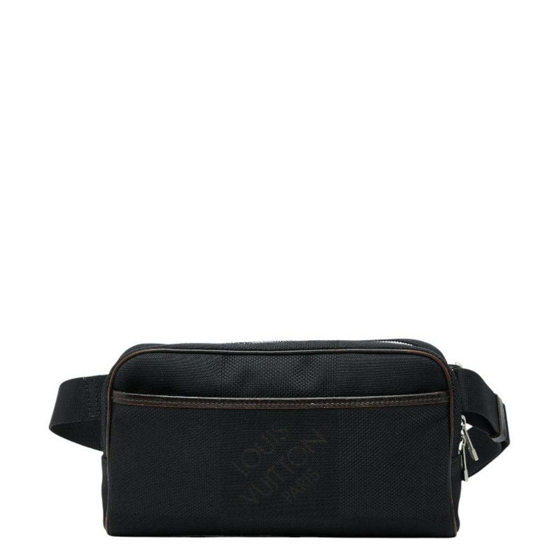 Louis Vuitton Damier Geant Acrobat Body Bag/Waist Bag M93620 Noir Black Canvas and Leather Men's: --- Catalog ---Category: SizeSize (HxWxD): 15.5cm x 27cm x 4cm / 6.1'' x 10.62'' x 1.57''Category: DesignType: Sling bagColor: Black, NoirGender: MenMaterial: Canvas , Leather Category: GeneralMPN: M9