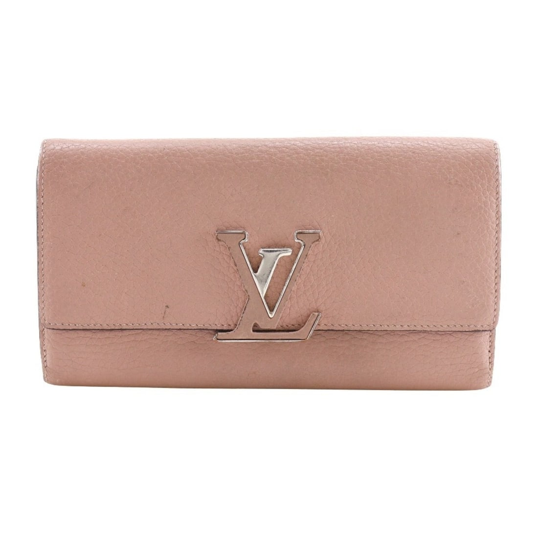 Louis Vuitton LOUIS VUITTON Portefeuille Capuccine Long Wallet M61250 x Taurillon Leather Magnolia: --- Catalog ---Category: SizeSize (HxWxD): 11.5cm x 20cm x 2cm / 4.52'' x 7.87'' x 0.78''Category: DesignType: Long wallet (bi-fold)Color: Magnolia, PinkGender: WomenMaterial: Leather Leather/Fur Type