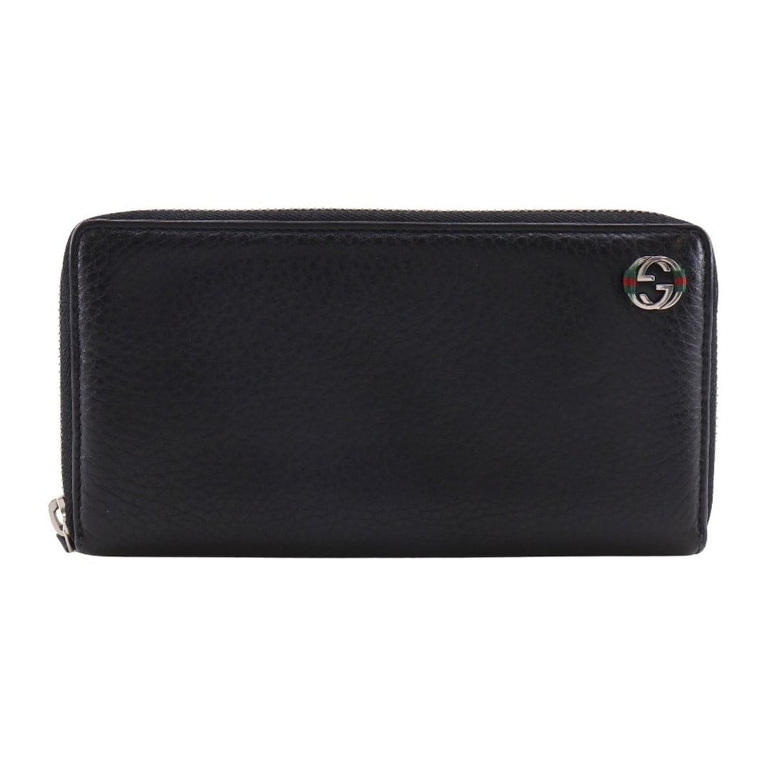 Gucci Sherry Line Long Wallet Interlocking G 308796 Leather Black Zipper Unisex: --- Catalog ---Category: SizeSize (HxWxD): 10.5cm x 19cm x 2cm / 4.13'' x 7.48'' x 0.78''Category: DesignType: Long wallet (bi-fold)Color: BlackGender: Women,MenMaterial: Leather Category: GeneralMPN: