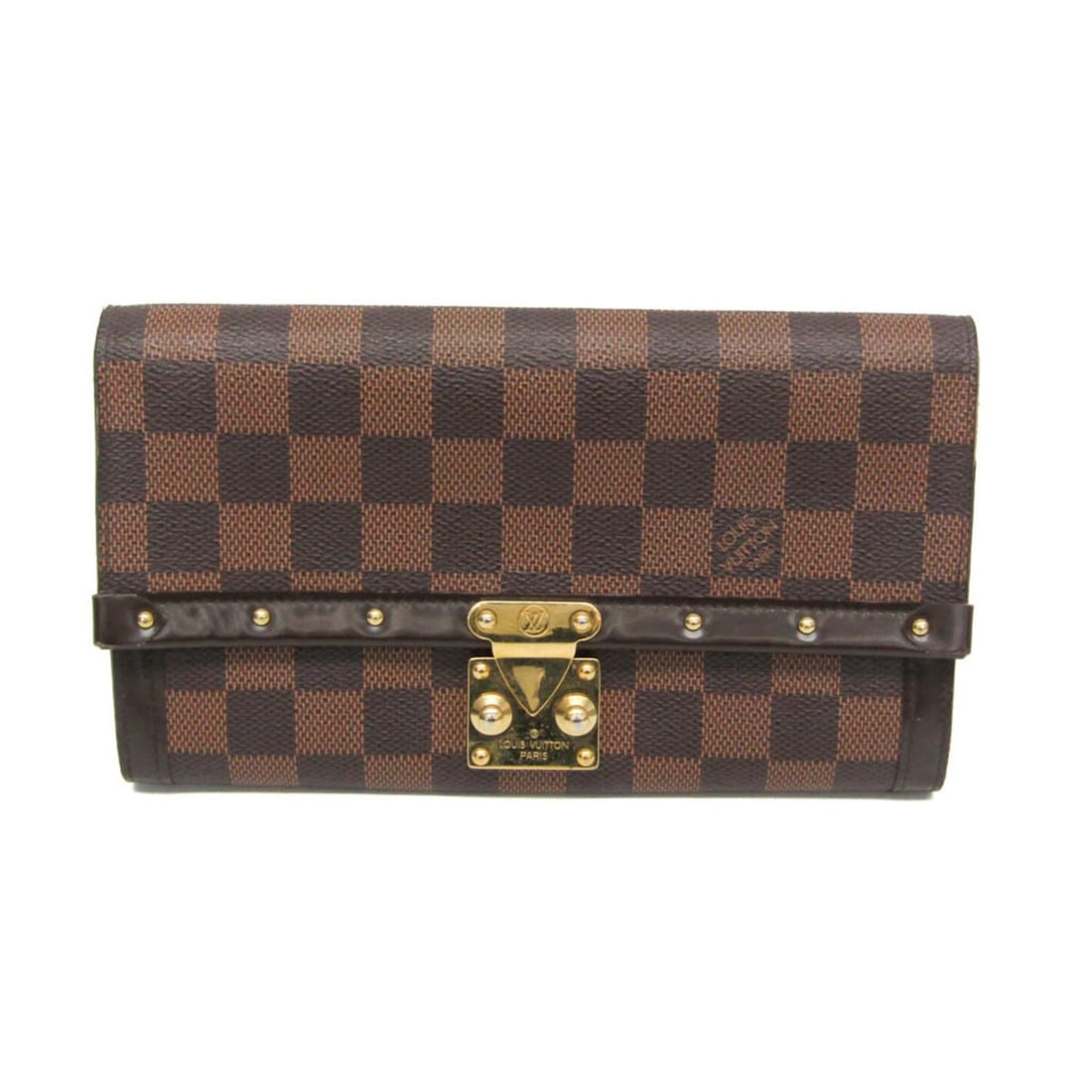 Louis Vuitton Damier Venice Wallet N60535 Men,Women Damier Canvas Long Wallet (bi-fold) Brown,Ebene: --- Catalog ---Category: SizeSize (HxWxD): 12.5cm x 20.5cm x 2cm / 4.92'' x 8.07'' x 0.78''Category: DesignType: Long wallet (bi-fold)Color: Brown, EbeneGender: Men,WomenClosure: Push lockMaterial: Da