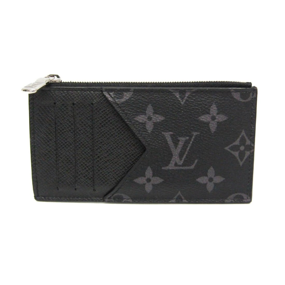 Louis Vuitton Taiga Coin Card Holder M30271 Men's Taiga Leather,Monogram Eclipse Card Wallet (1 of 13)