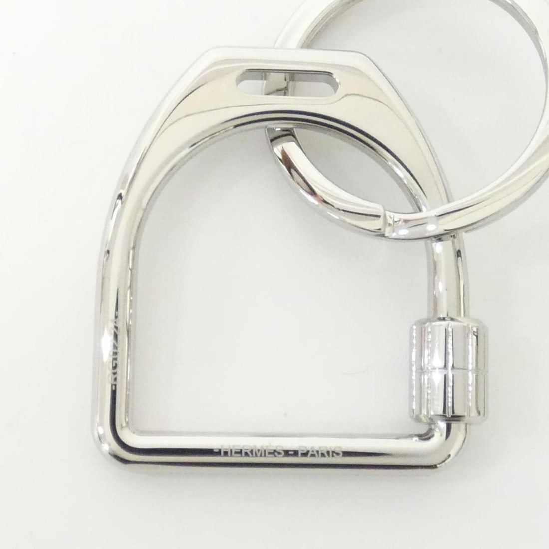 Hermes Etrier 077215FJ Key Ring - 2
