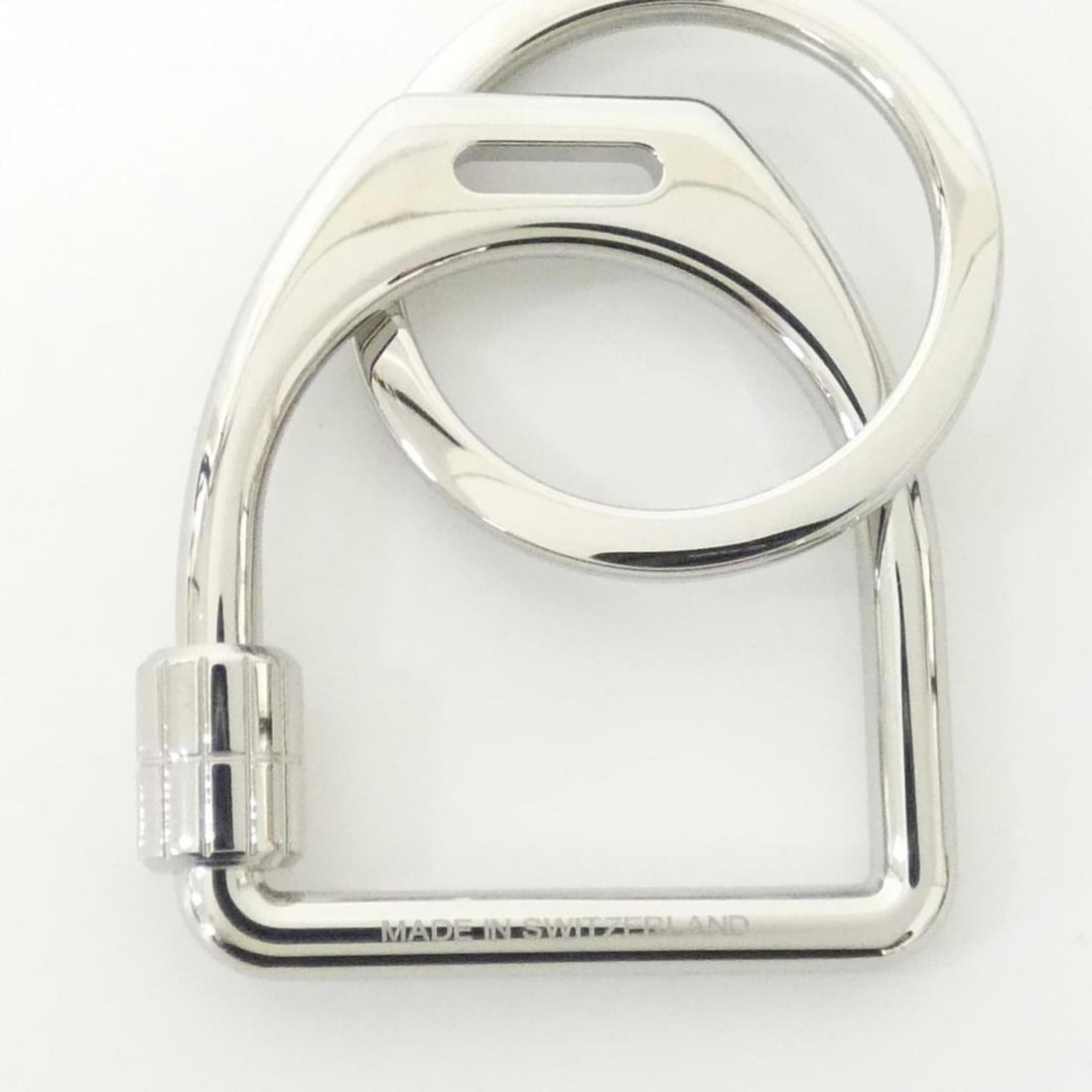 Hermes Etrier 077215FJ Key Ring - 3