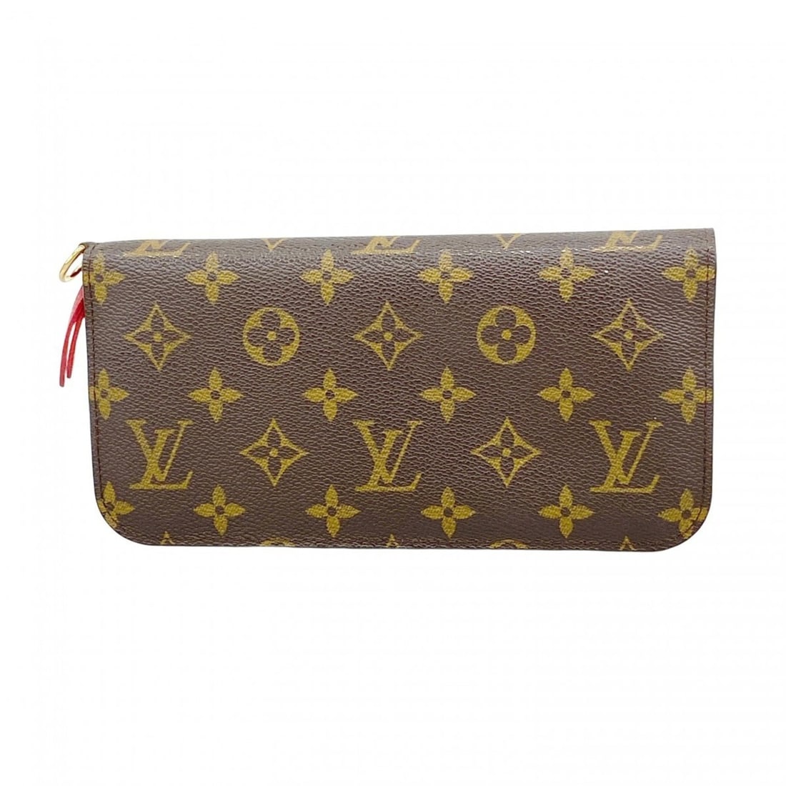 Louis Vuitton Monogram Portefeuille Ansolite Long Wallet M60250 Brown Rouge Women's (1 of 10)