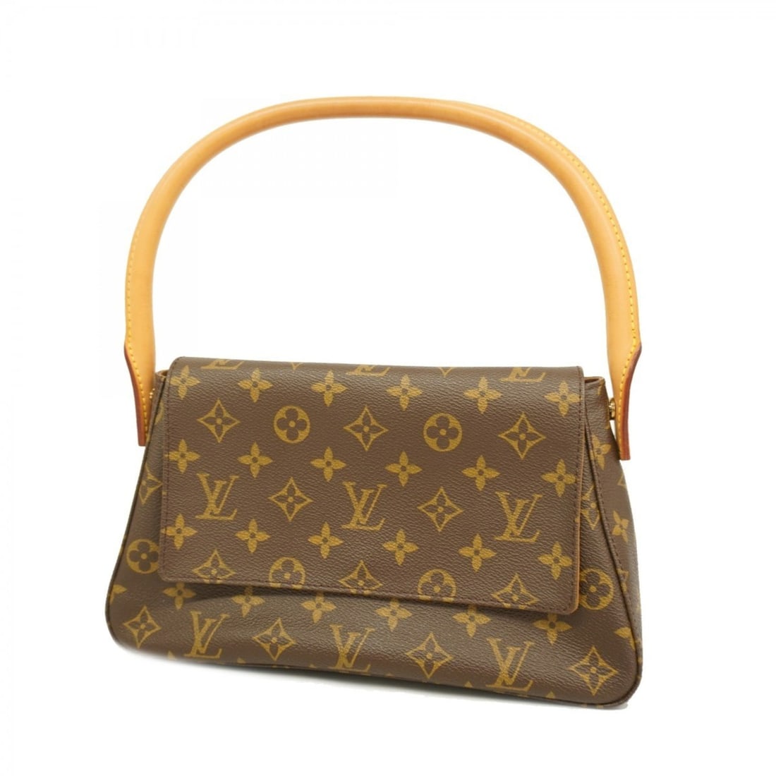 Louis Vuitton Monogram Mini Looping Shoulder Bag M51147 Brown Women's (1 of 11)