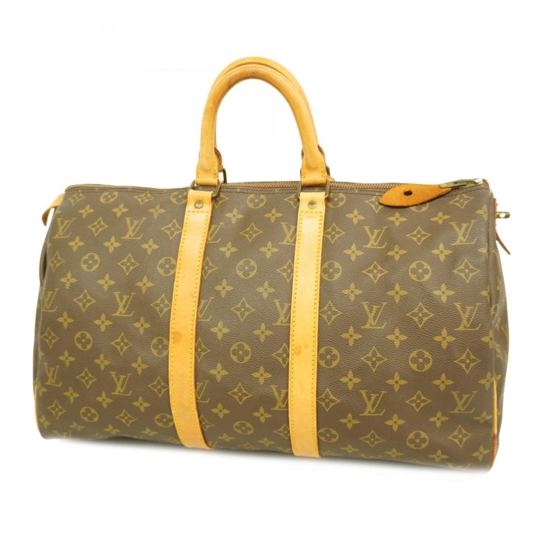 Louis Vuitton Monogram Keepall 45 Boston Bag M41428 Brown Men's and Women's (1 of 13)