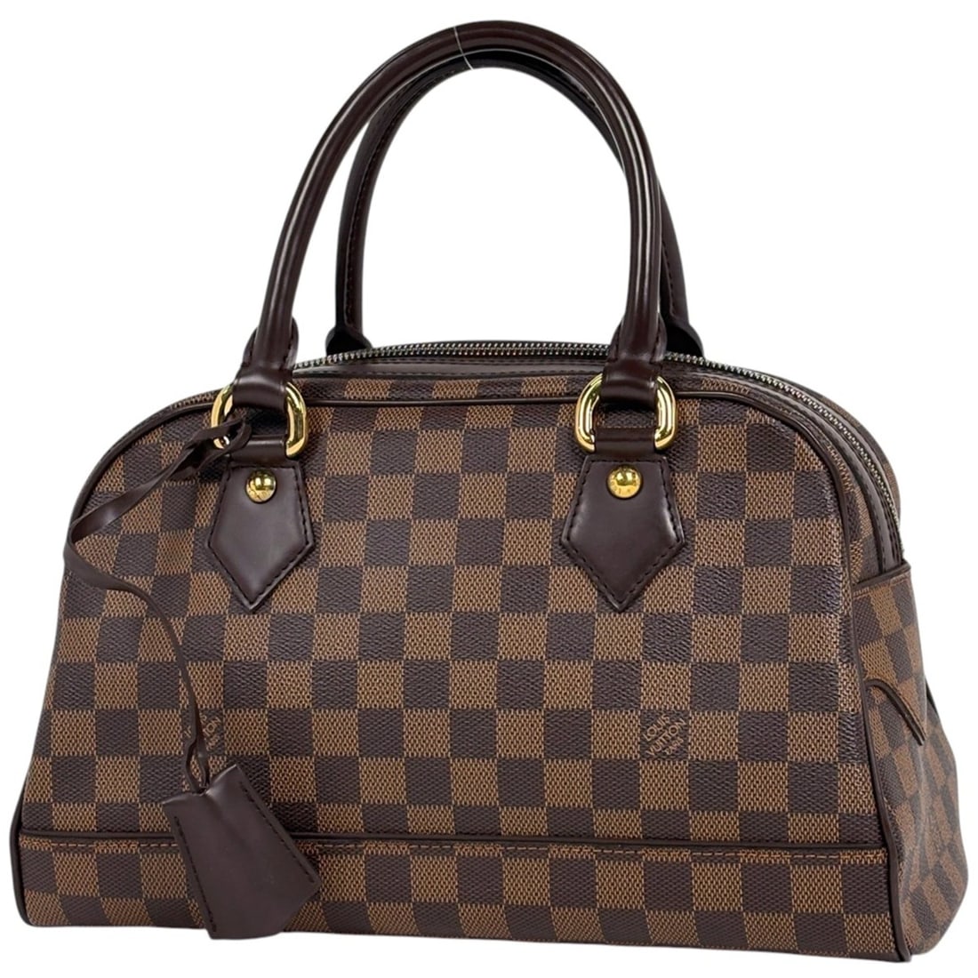 Louis Vuitton Duomo Tote Bag, Damier Brown, N60008, Women's (1 of 12)