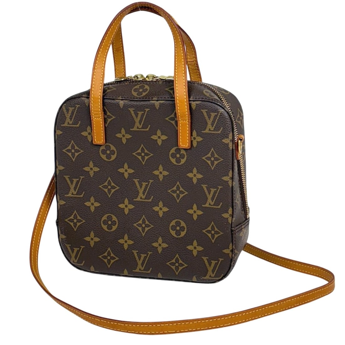Louis Vuitton Spontini Shoulder Bag, Crossbody 2-Way Handbag, Monogram Brown, M47500, Women's: --- Catalog ---Category: SizeSize (HxWxD): 20cm x 20cm x 8cm / 7.87'' x 7.87'' x 3.14''Category: DesignType: Handbag, Shoulder bagColor: BrownGender: WomenMaterial: Monogram Category: GeneralBrand: Lo