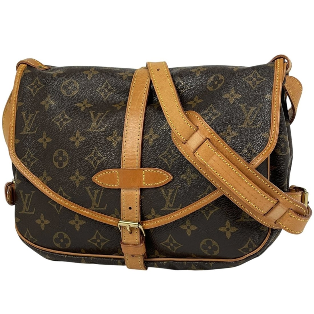 Louis Vuitton Saumur 30 Crossbody Shoulder Bag Monogram Brown M42256 Women's (1 of 9)