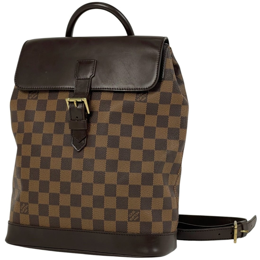 Louis Vuitton Soho Backpack Daypack Rucksack Damier Brown N51132 Women's: --- Catalog ---Category: SizeSize (HxWxD): 32cm x 24cm x 9.5cm / 12.59'' x 9.44'' x 3.74''Category: DesignType: BackpackColor: BrownGender: WomenMaterial: Damier Canvas Category: GeneralMPN: N51132Bra