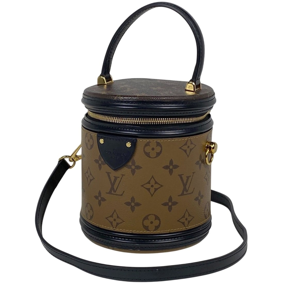 Louis Vuitton Cannes 2-Way Shoulder Bag, Vanity Handbag, Monogram Reverse, Brown, M43986, Women's: --- Catalog ---Category: SizeSize (HxWxD): 17cm x 15cm x 14cm / 6.69'' x 5.9'' x 5.51''Category: DesignType: Handbag, Shoulder bagColor: BrownGender: WomenMaterial: Monogram Reverse Category: GeneralM