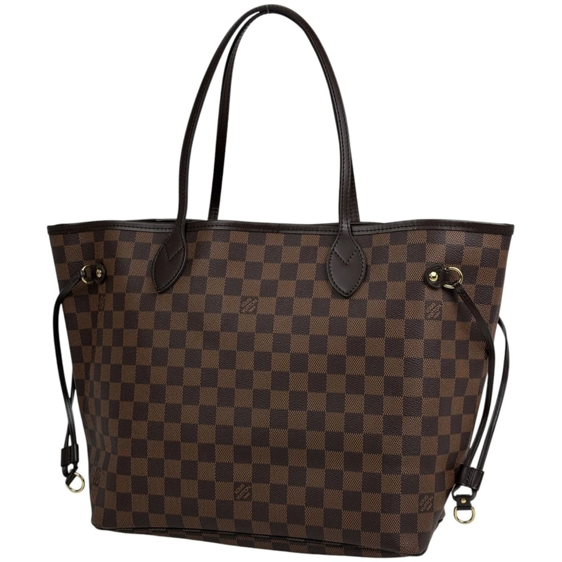 Louis Vuitton Neverfull MM Shoulder Bag/Shopping Tote Bag Damier Brown N51105 Women's: --- Catalog ---Category: SizeSize (HxWxD): 29cm x 32cm x 15.5cm / 11.41'' x 12.59'' x 6.1''Category: DesignType: Shoulder bag, Tote bagColor: BrownGender: WomenMaterial: Damier Canvas Category: Genera