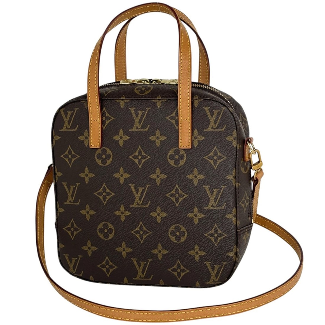 Louis Vuitton Spontini Shoulder Bag, Crossbody 2-Way Handbag, Monogram Brown, M47500, Women's: --- Catalog ---Category: SizeSize (HxWxD): 20cm x 20cm x 8cm / 7.87'' x 7.87'' x 3.14''Category: DesignType: Handbag, Shoulder bagColor: BrownGender: WomenMaterial: Monogram Category: GeneralMPN: N415