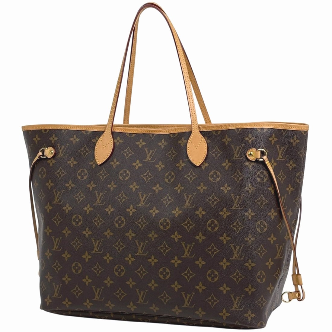 Louis Vuitton Neverfull GM Shoulder Bag, Shopping Tote Monogram Brown, M40157, Women's: --- Catalog ---Category: SizeSize (HxWxD): 32.5cm x 39.5cm x 20cm / 12.79'' x 15.55'' x 7.87''Category: DesignType: Shoulder bag, Tote bagColor: BrownGender: WomenMaterial: Monogram Category: GeneralM