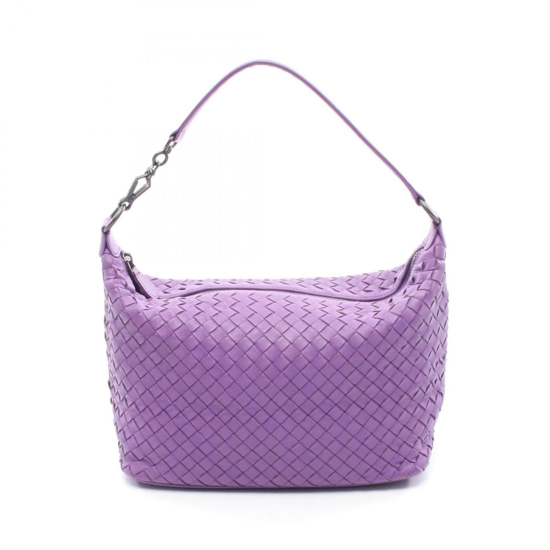 Bottega Veneta Intrecciato Leather Handbag, Women's, Purple: --- Catalog ---Category: SizeSize (HxWxD): 19cm x 25cm x 12cm / 7.48'' x 9.84'' x 4.72''Category: DesignType: HandbagColor: PurpleGender: WomenMaterial: Intrecciato Category: GeneralBrand: Bottega Ven