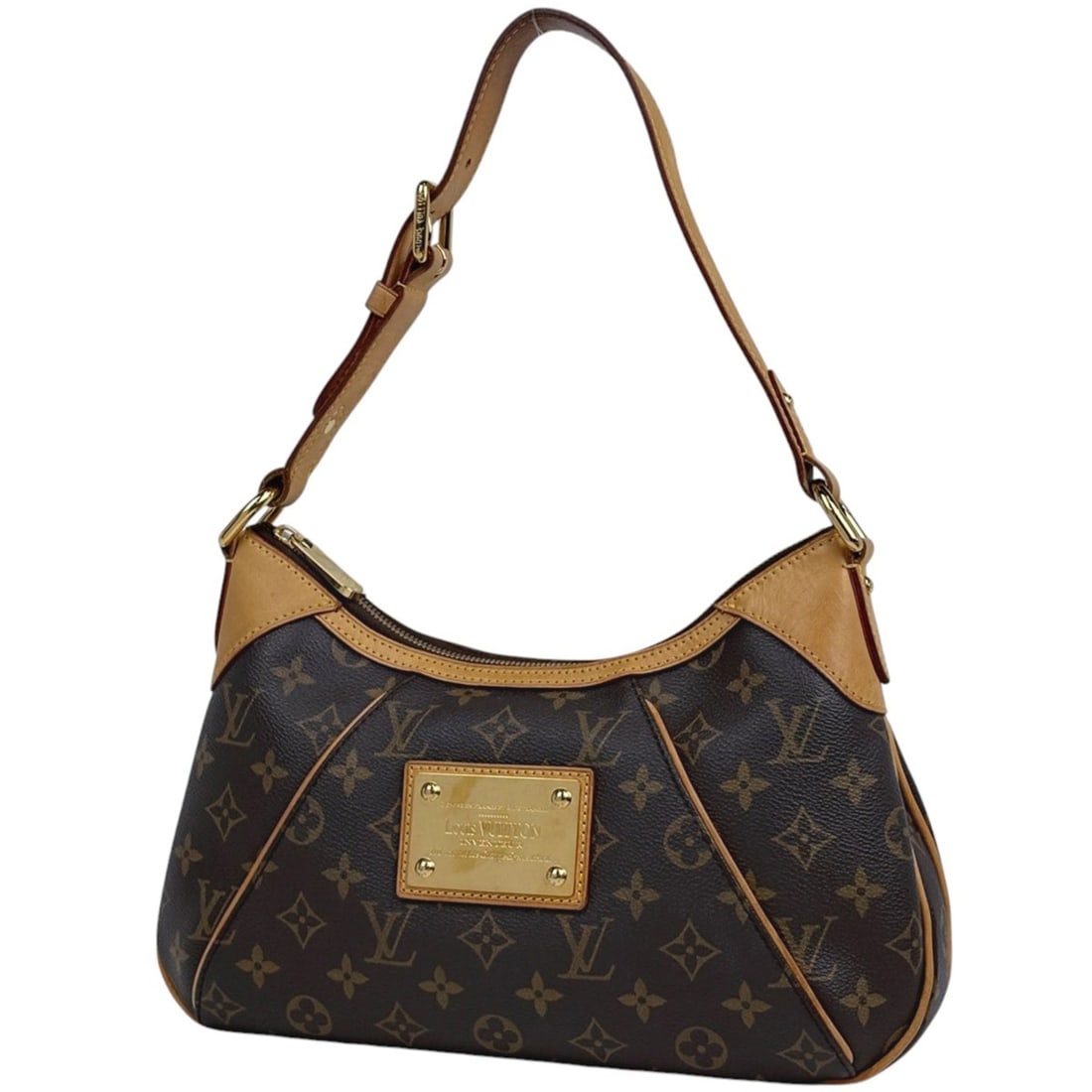 Louis Vuitton Thames PM Shoulder Bag, Monogram Brown, M56384, Women's (1 of 18)