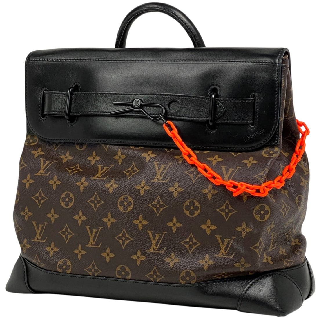 Louis Vuitton Steamer PM 2-Way Shoulder Bag/Virgil Abloh Tote Bag Monogram Brown M44473 Men's: --- Catalog ---Category: SizeSize (HxWxD): 35cm x 36cm x 14cm / 13.77'' x 14.17'' x 5.51''Category: DesignType: Shoulder bag, Tote bagColor: BrownGender: MenMaterial: Monogram Category: GeneralMPN: M4