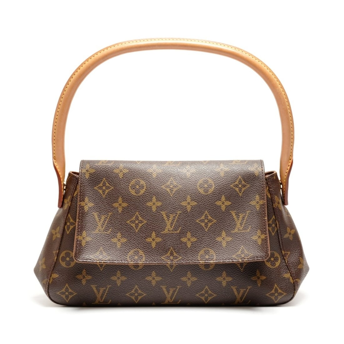 Louis Vuitton 2003 Monogram Mini Looping Shoulder Bag, Brown (1 of 12)