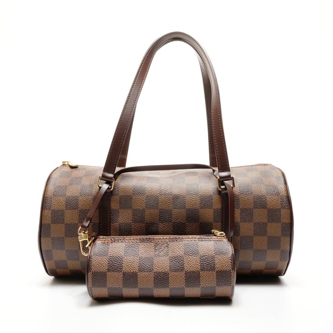 Louis Vuitton Damier Papillon 30 Shoulder Bag with Pouch, Brown, 2006: --- Catalog ---Category: SizeSize (HxWxD): 15cm x 30.5cm x 15cm / 5.9'' x 12'' x 5.9''Category: DesignType: Shoulder bagColor: Brown, Damier CanvasGender: WomenMaterial: Damier Canvas Category: Genera